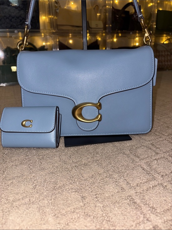 Coach Handbags - Coach Tabby Shoulder Bag in Bluebell with matching Coach Essential wallet